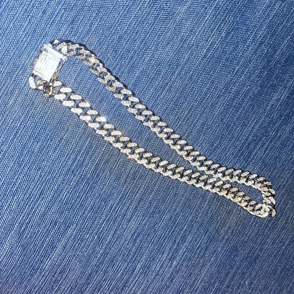 Lab diamond necklace - Picture 1 of 3